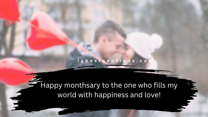 Monthsary Captions for  Instagram