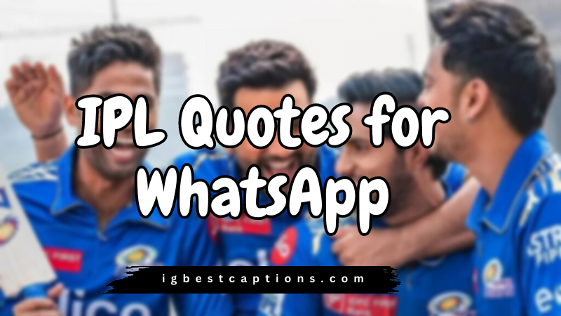 IPL Quotes for WhatsApp